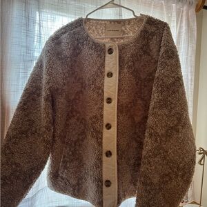 Lucky Brand Rose Gold Sherpa Lined Jacket